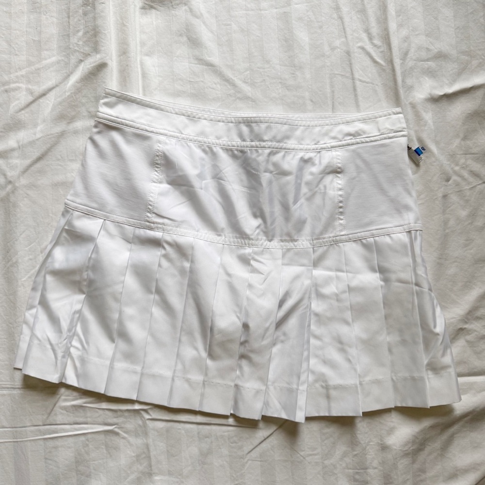 Ralph Lauren White Pleated Tennis Skirt